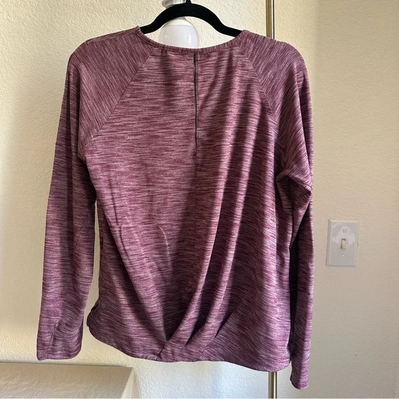 Lululemon Heathered Burgundy Pullover - Picture 5 of 9